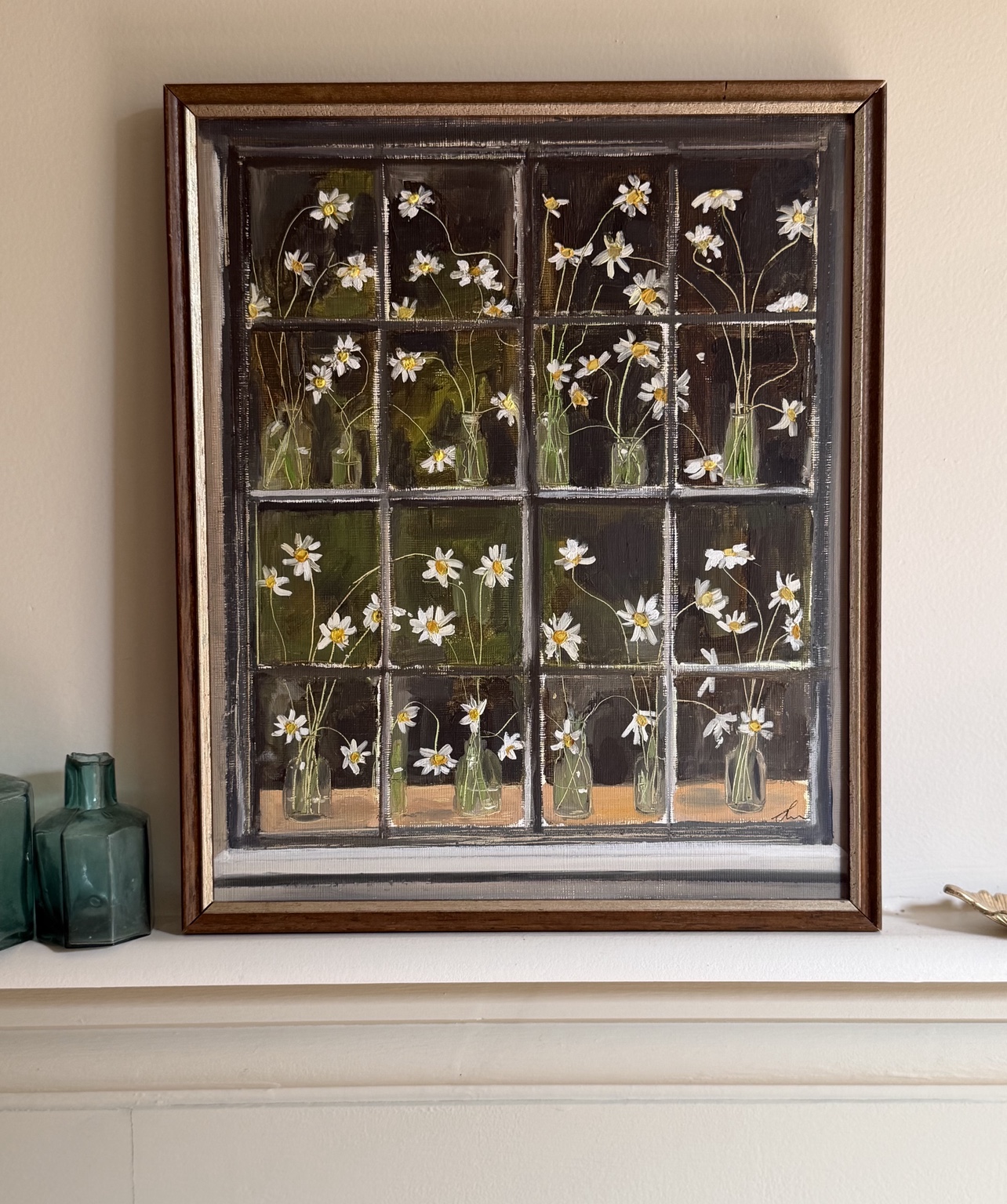 Daisy Window original painting